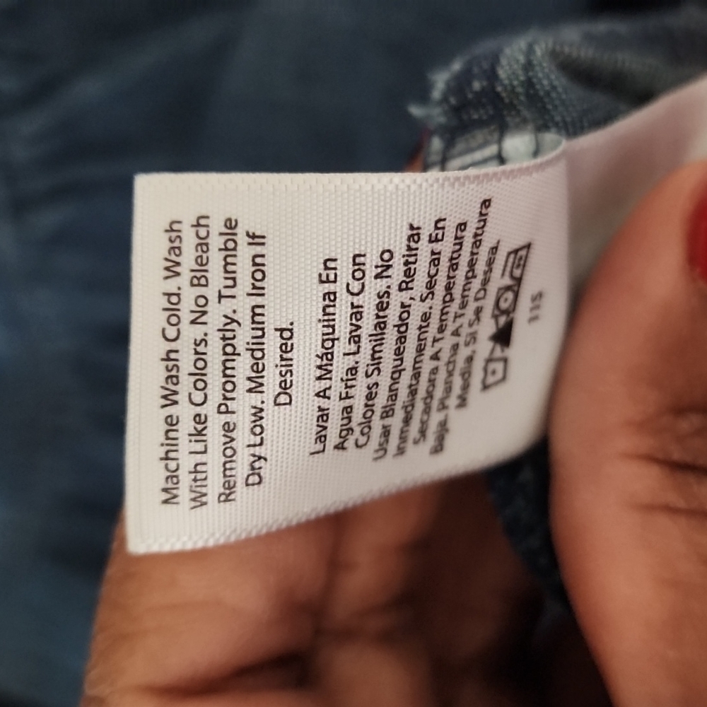 Mini Denim Dress - Picture 6 of 9